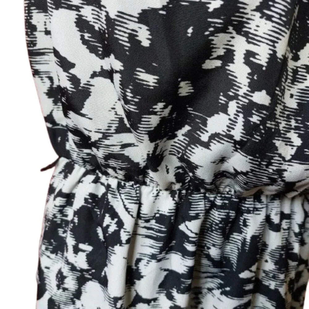 Black and White Sleeveless Dress Size Medium NEW NWOT - Picture 4 of 7